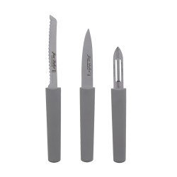 Set de 3 pièces en inox...