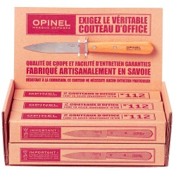 Boite de 2 couteaux d'office N°112 Naturel