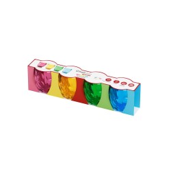 Set de 4 verres Bubbles en couleurs