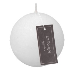 Bougie grande sphère blanc...