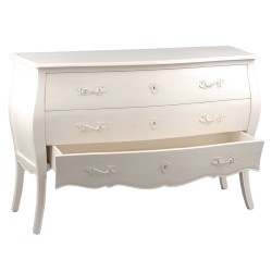 Commode longue 3 tiroirs Murano