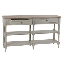 Console drapier Édouard 140x35 bois de Mindi