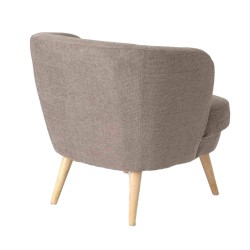 Fauteuil Dagmard taupe