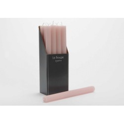Bougie flambeau 25 cm rose...