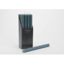 Bougie flambeau 25 cm bleu...