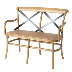 Banc en orme paille et...
