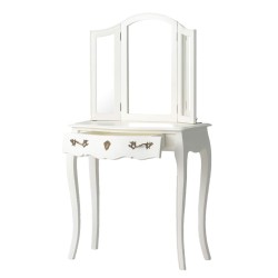 Coiffeuse blanc cassé 1 tiroir Murano