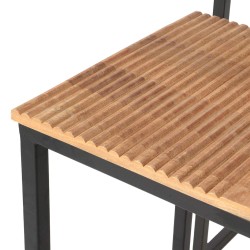 Set de 2 console martelé 81 cm