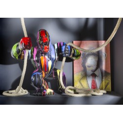 Gorille Trash noir 110 cm