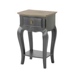 Chevet 1 tiroir Maddy gris