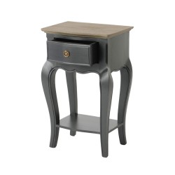 Chevet 1 tiroir Maddy gris