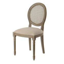 Chaise Médaillon taupe