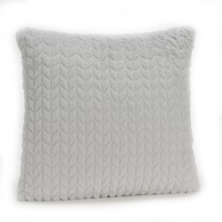 Coussin Chevron gris clair...