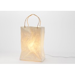 Lampe sac en porcelaine E14...