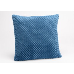 Coussin Damier bleu nuit