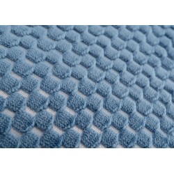 Coussin Damier bleu nuit