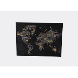 Toile monde 75 x 100
