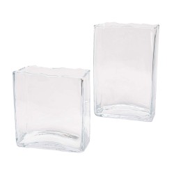 Vase rectangle déco 24 cm