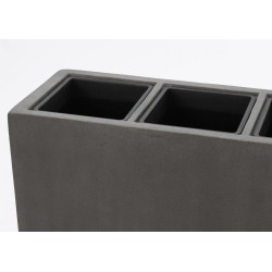 Jardinière en résine hauteur : 76 cm POT 5L S20H23,5 OUTDOOR -  WATERPROOF