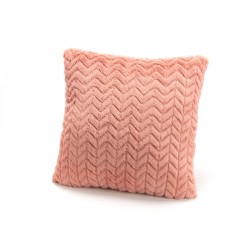 Coussin Chevron rose 40x40