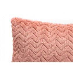 Coussin Chevron rose 40x40