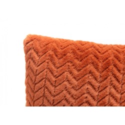 Coussin Chevron orange 40x40