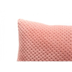 Coussin Damier rose 40x40