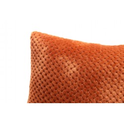 Coussin Damier Terracotta 40x40