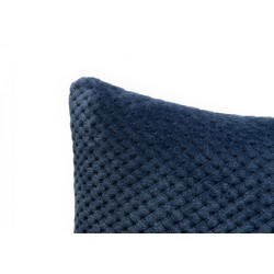 Coussin Damier bleu 40x40