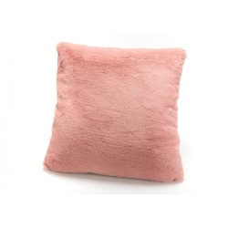 Coussin Luxe rose 50x50