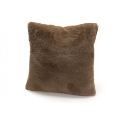 Coussin Luxe marron 50x50
