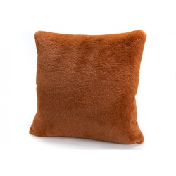 Coussin Luxe marron 50x50