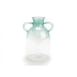 Vase vintage bleu 17 cm