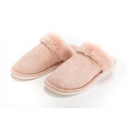 Chaussons Luxe vieux rose...