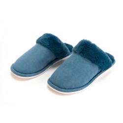 Chaussons Luxe bleu nuit 37/38