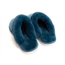Chaussons Luxe bleu nuit 39/40