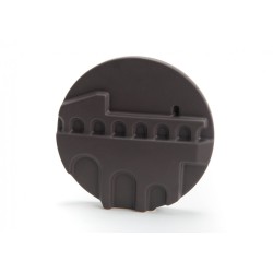 Vase Almeria noir