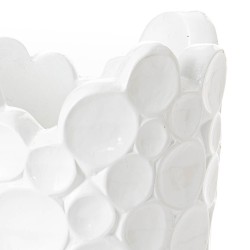 Vase Vésuvio 59 cm blanc