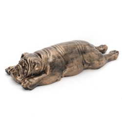 Chien couché Or 94 cm