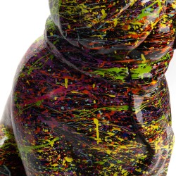 Bulldog cravate Splash noir moyen modèle