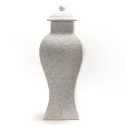 Potiche Flora 56 cm blanc...
