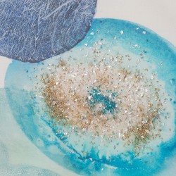 Toiles Nuances bleues 80x80 cm (lot de 2)