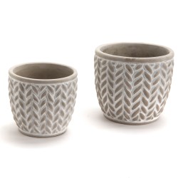Cache pot Jeanne petit modèle (lot de 2)