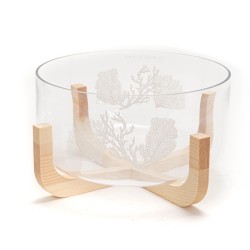 Saladier verre Coralie 24 cm