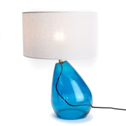 Lampe balance bleu 56 cm