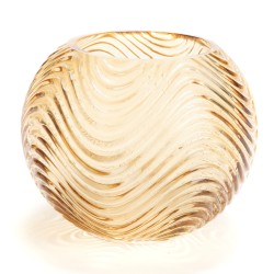 Vase boule Nais moutarde