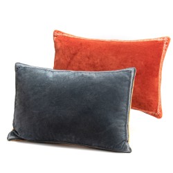 Coussin Bicolo 40x60 cm en velours
