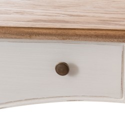 Console 1 tiroir 2 niveaux en bois et chêne L110 cm Loberon