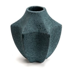 Vase Melina bleu hauteur 17 cm