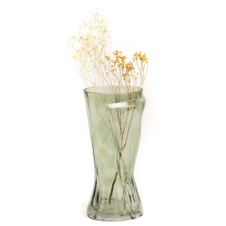 Vase sablier kaki 30 cm